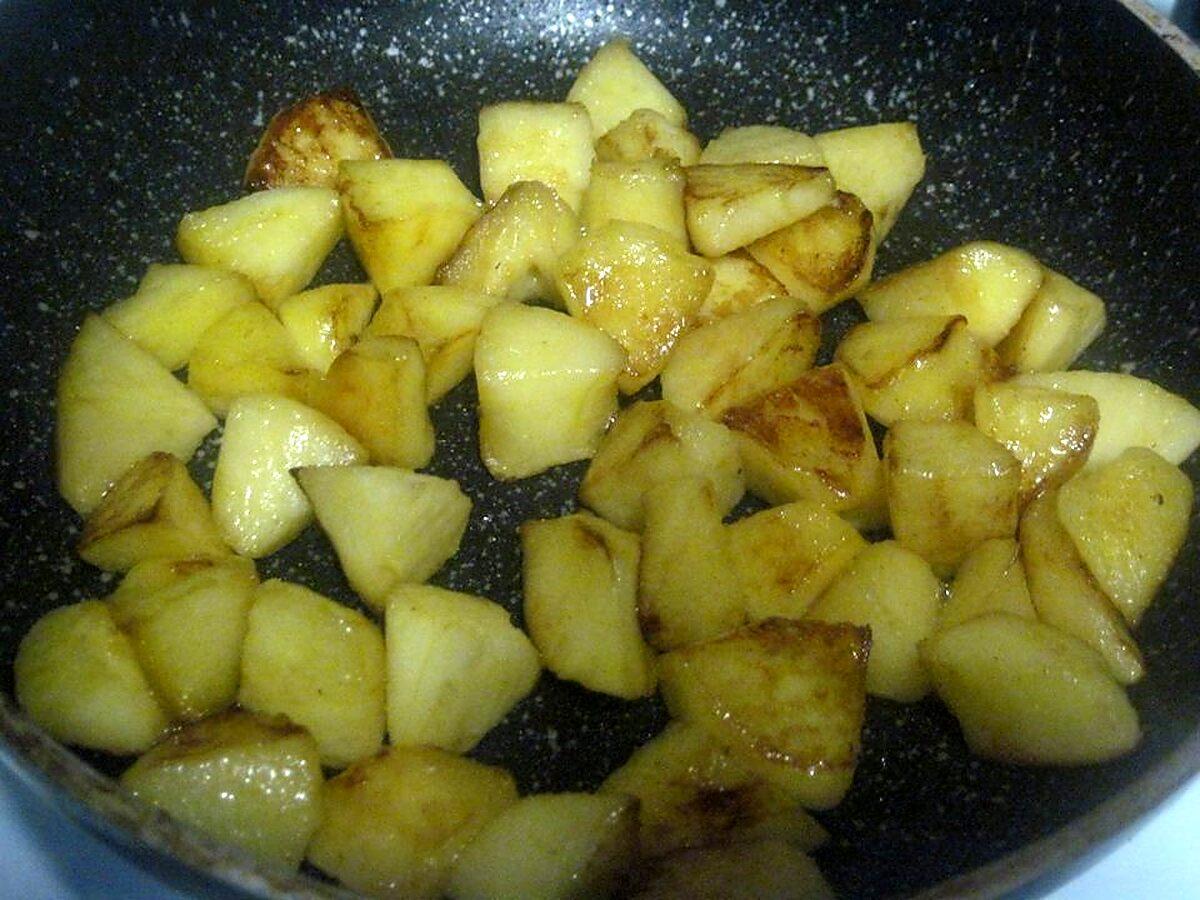 recette Omelettes aux pommes sucrées.
