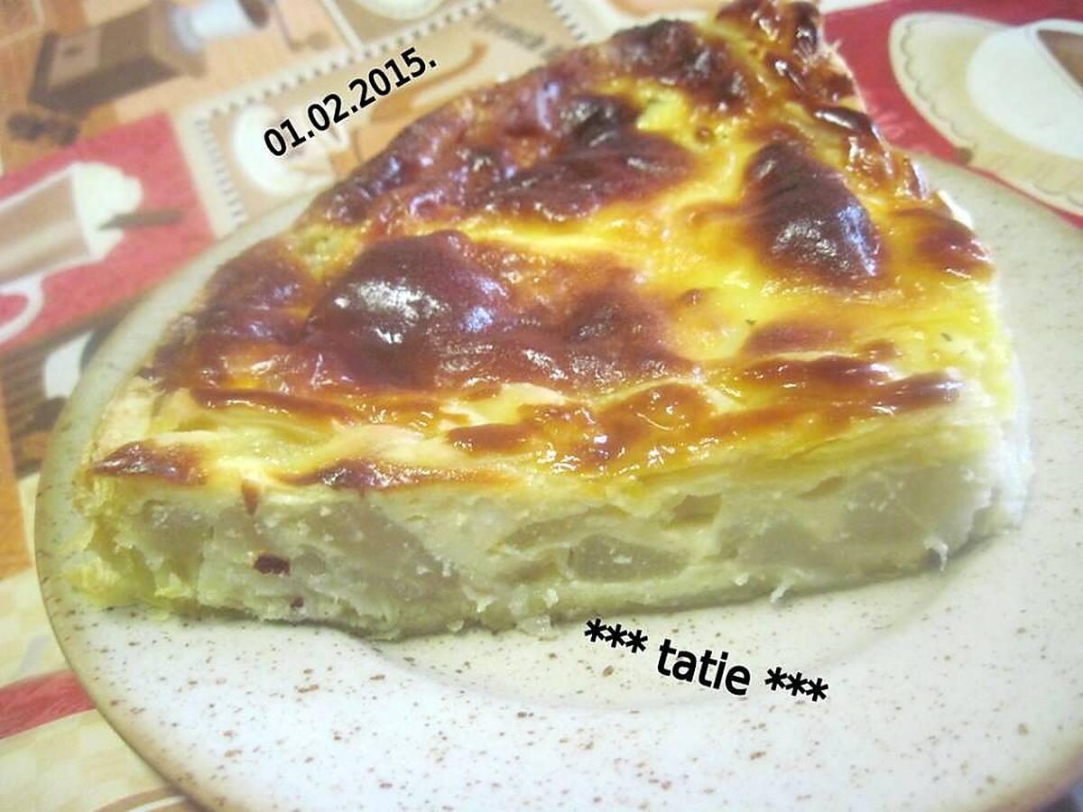 recette Tarte aux poires, mascarpone.