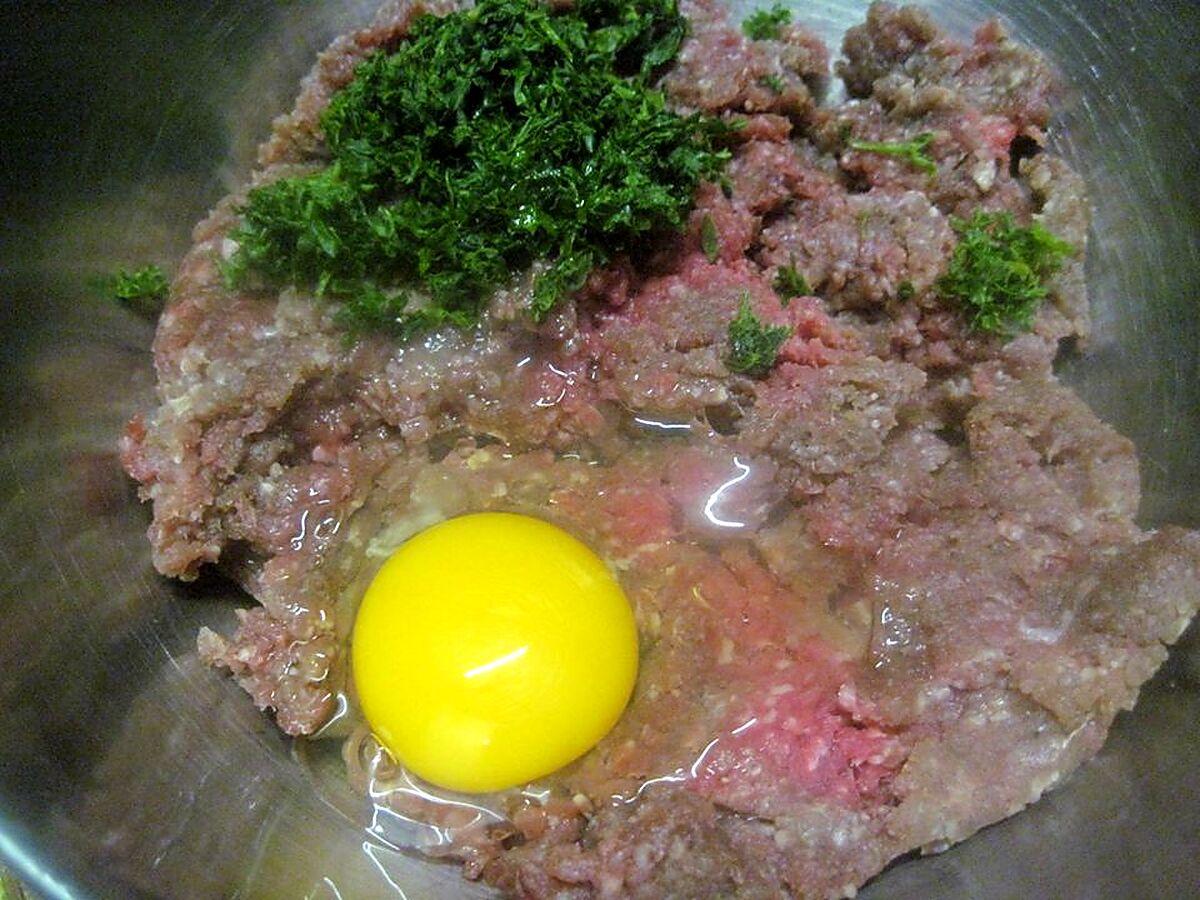 recette Chou farci à la viande de bœuf.