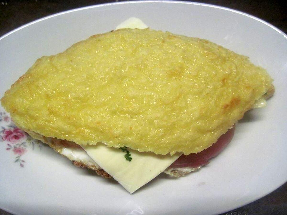 recette Pains gruyère garnis.œuf.jambon fumé.