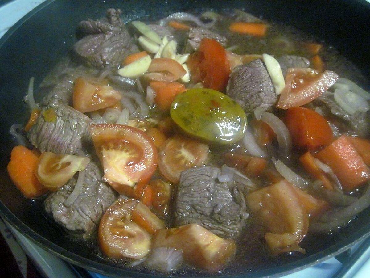 recette Bœuf Bourguignon et carottes.