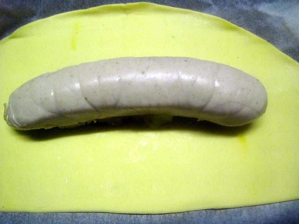 recette Boudin blanc aux pommes brioché.