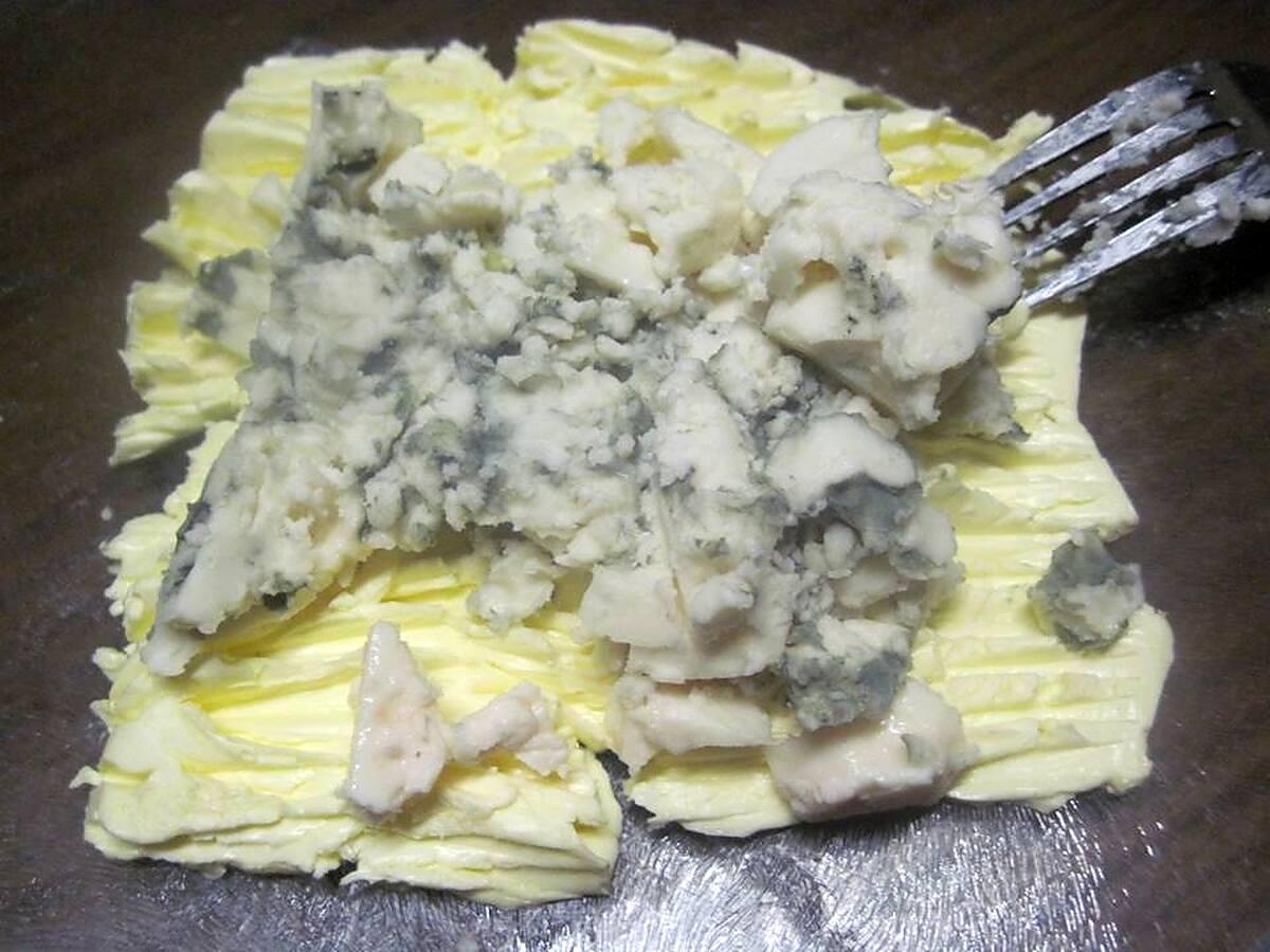 recette Beurre au roquefort.