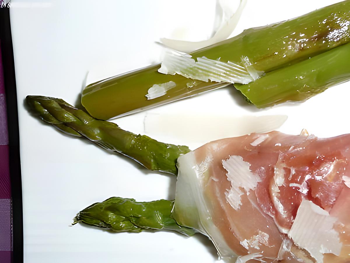 recette fagots d'asperges au jambon serrano