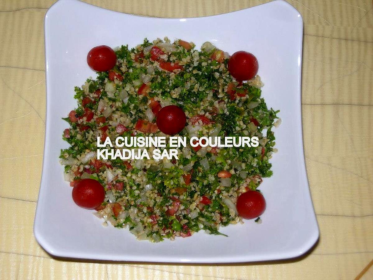 recette Taboulé