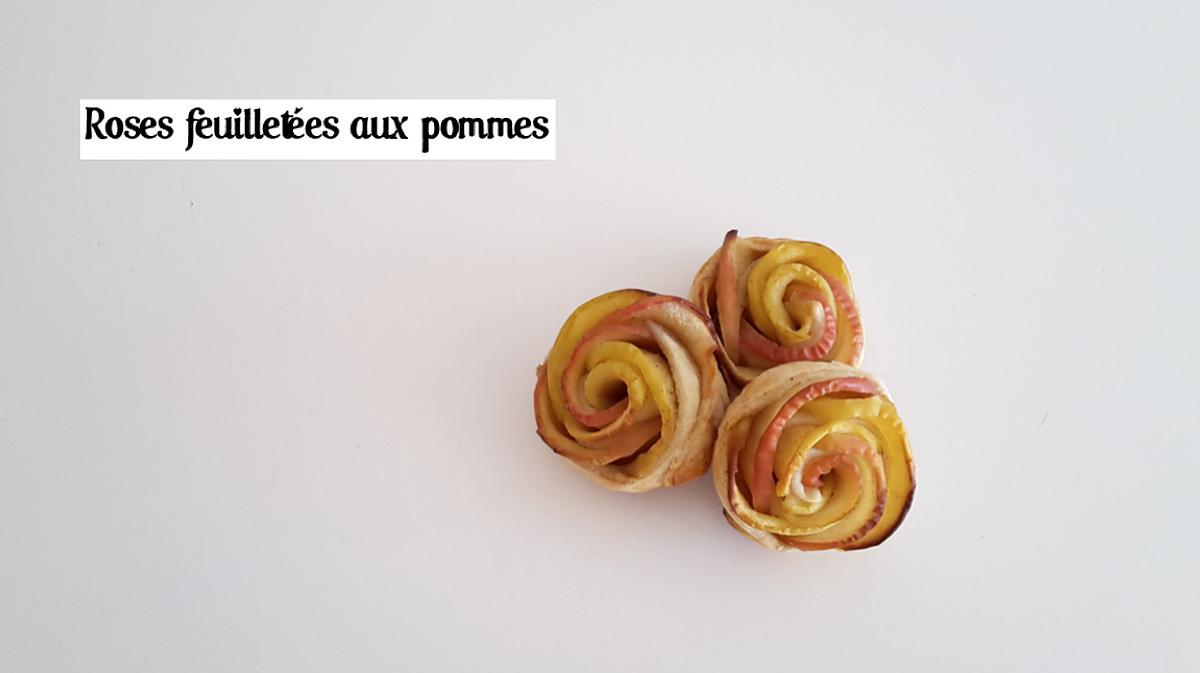 recette Roses feuilletées aux pommes