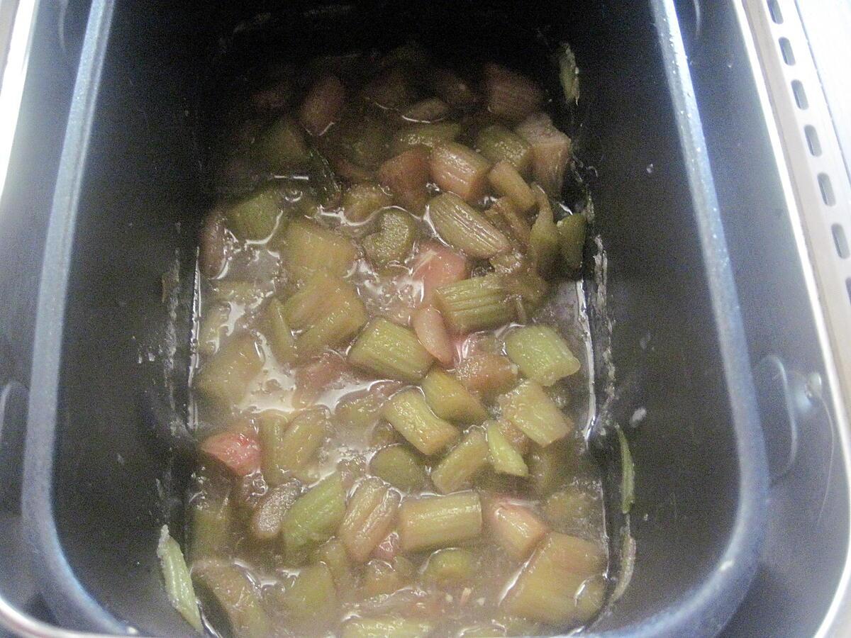 recette Confiture de rhubarbe au jus d'orange.MAP.