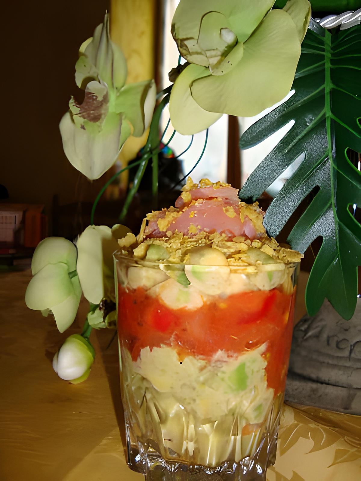 recette VERRINE D'AVOCAT