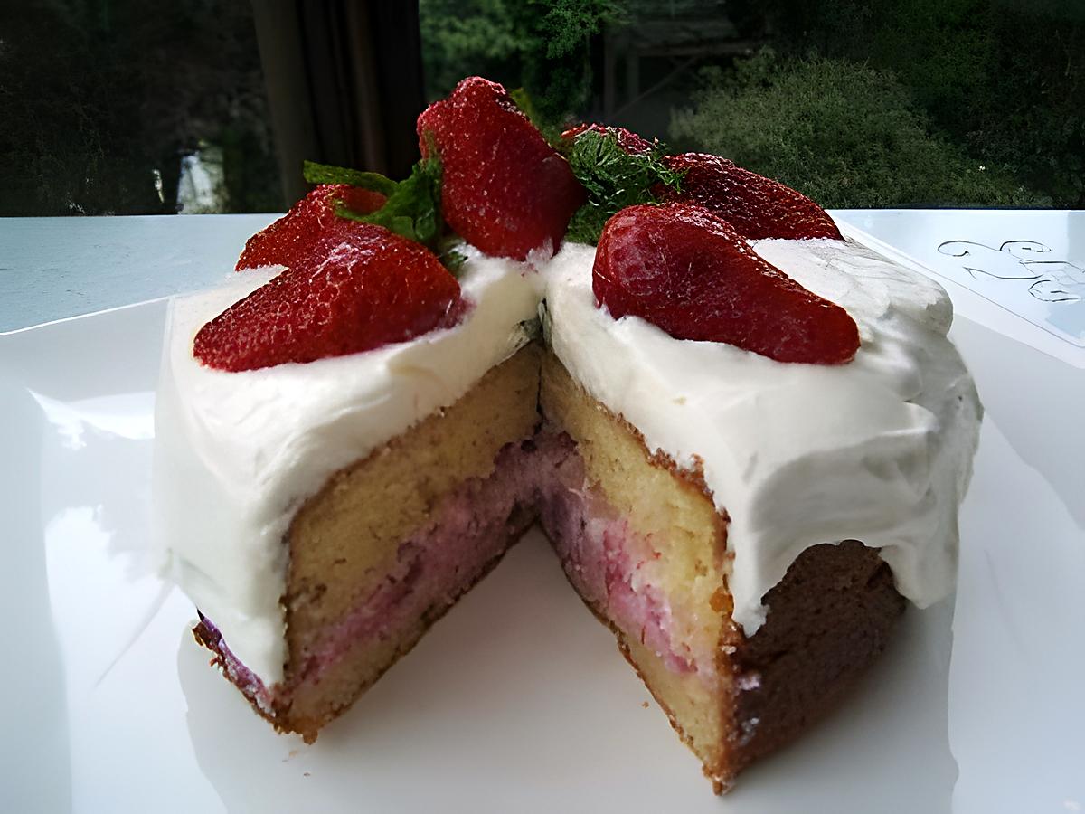 recette Le Sacha aux fraises