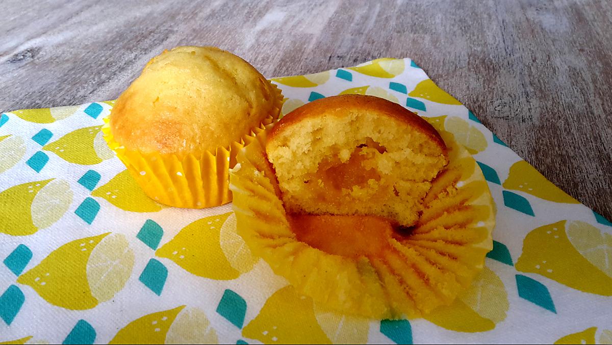 recette Muffins au yaourt coeur fondant citron