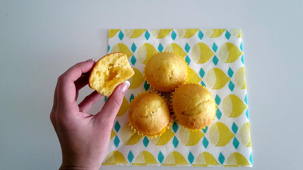recette Muffins au yaourt coeur fondant citron