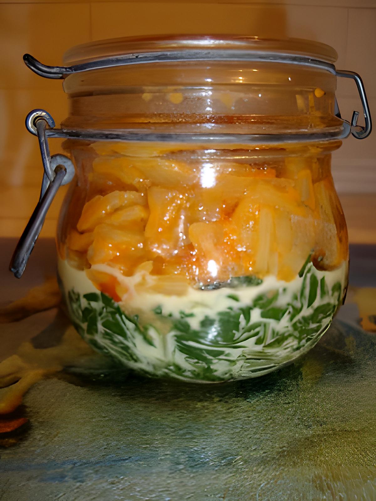 recette VERRINE DE BLETTES SUR SON LIT D'EPINARDS