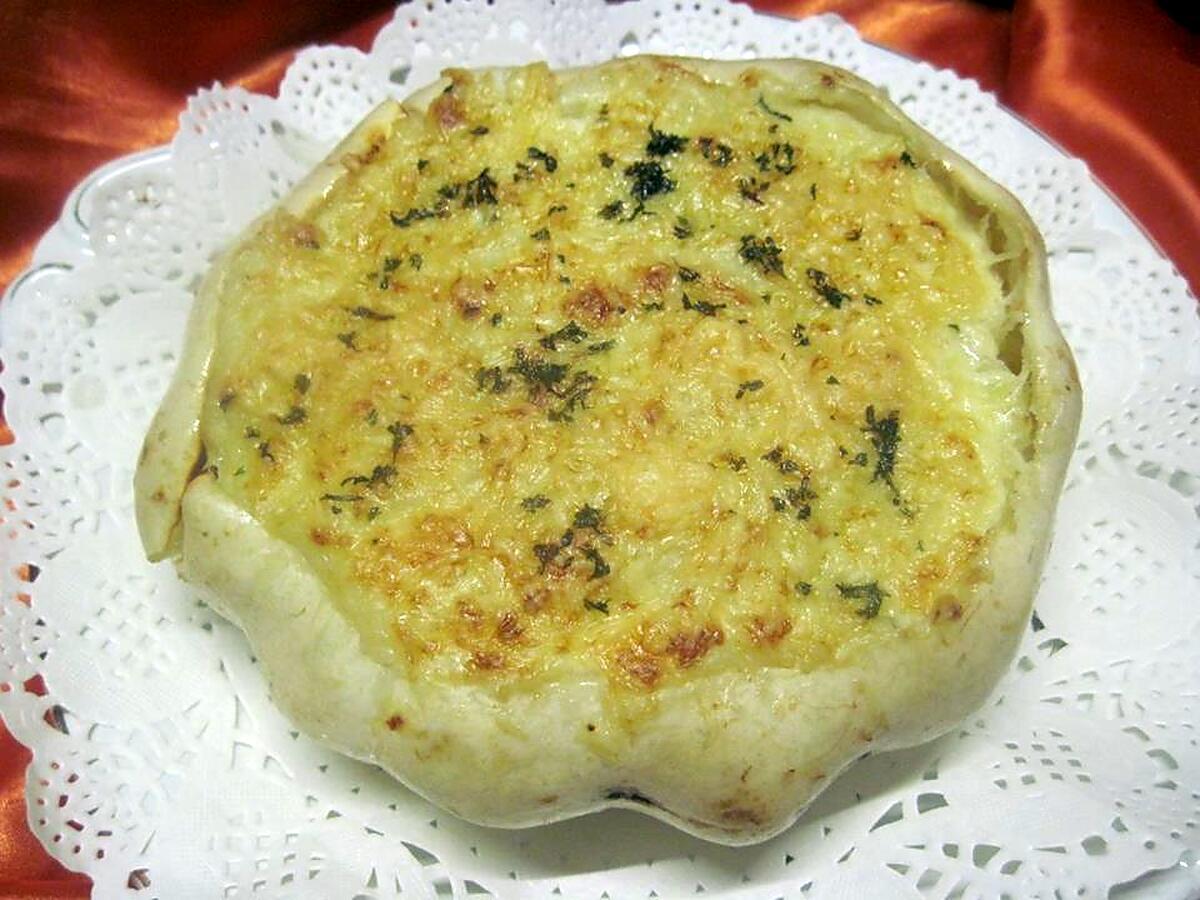 recette Pâtisson blanc au Parmentier.