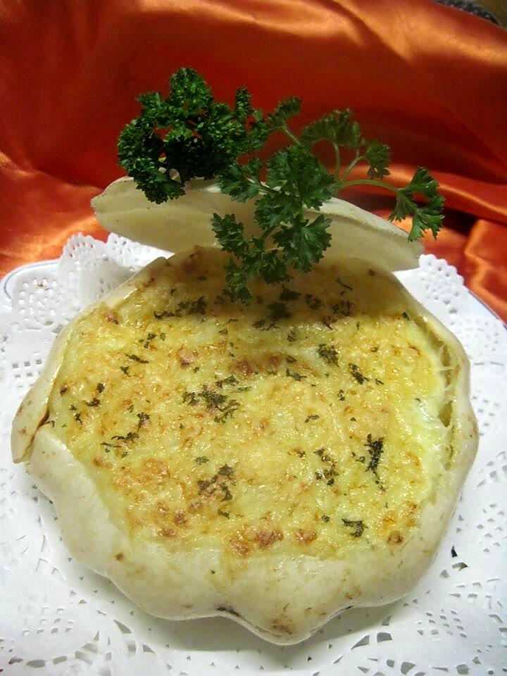 recette Pâtisson blanc au Parmentier.