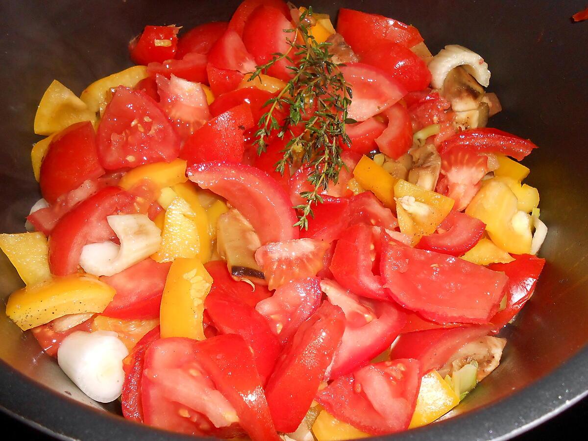 recette OSSO BUCCO ET PETITS LEGUMES DE RATATOUILLE