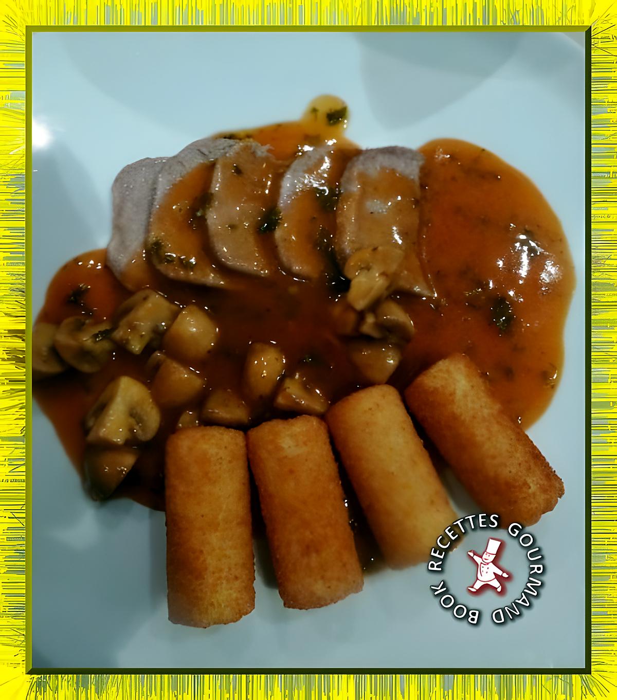 recette Langue de veau sauce madère