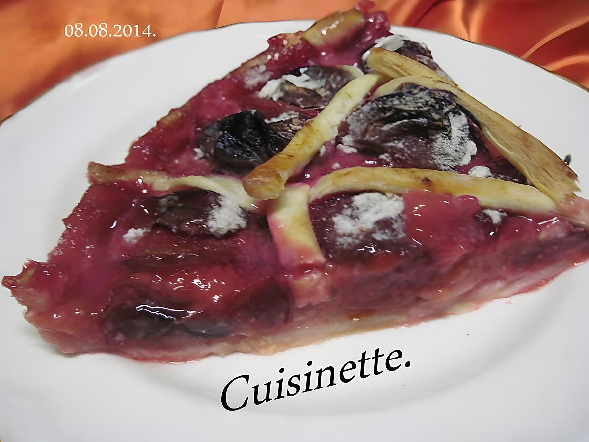 recette Tarte aux quetsches.nature.