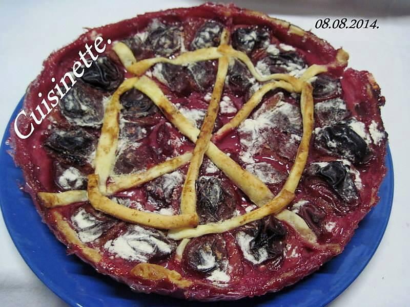 recette Tarte aux quetsches.nature.