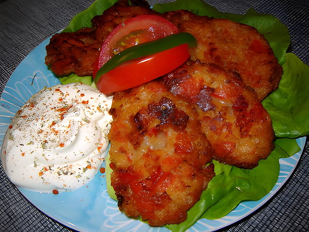 recette Les tomatokeftes (beignets de tomate)