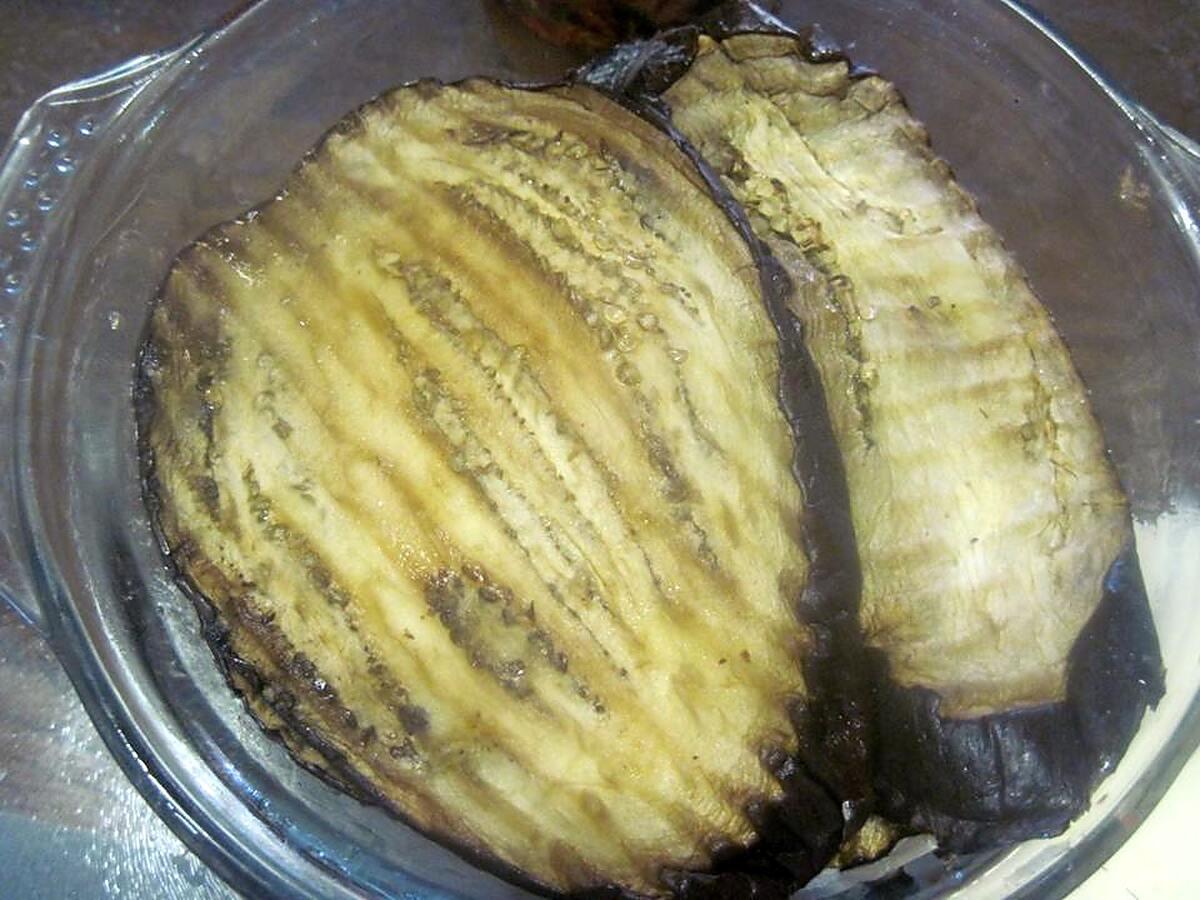 recette Hachis d'aubergine et poisson gratinées.