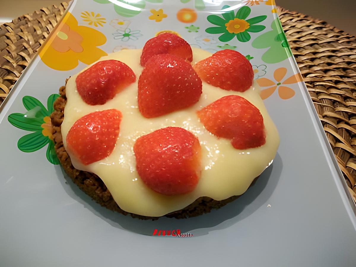 recette Croquant aux spéculos et crème pâtissière