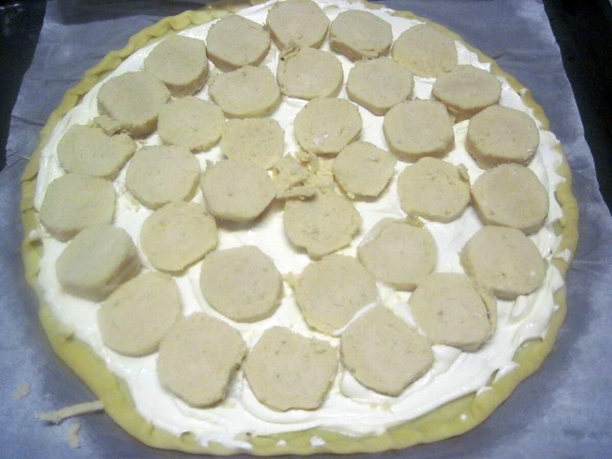 recette tarte aux quenelles de brochet et parmesan.