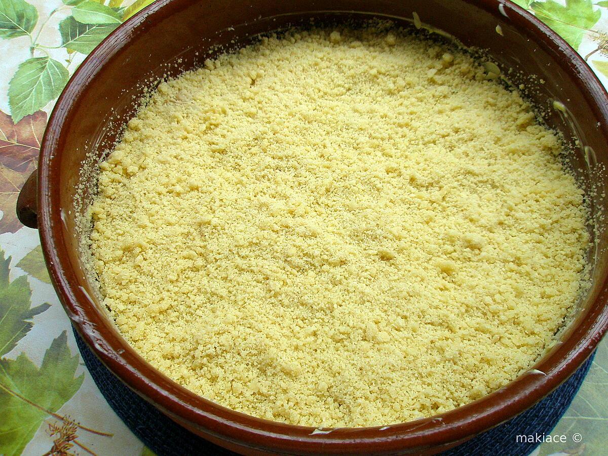 recette Crumble aux abricots( et nectarines)