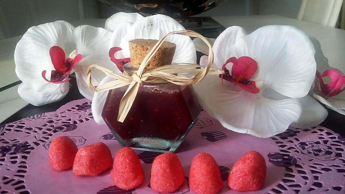 recette Coulis de framboise-fraises Tagada ®