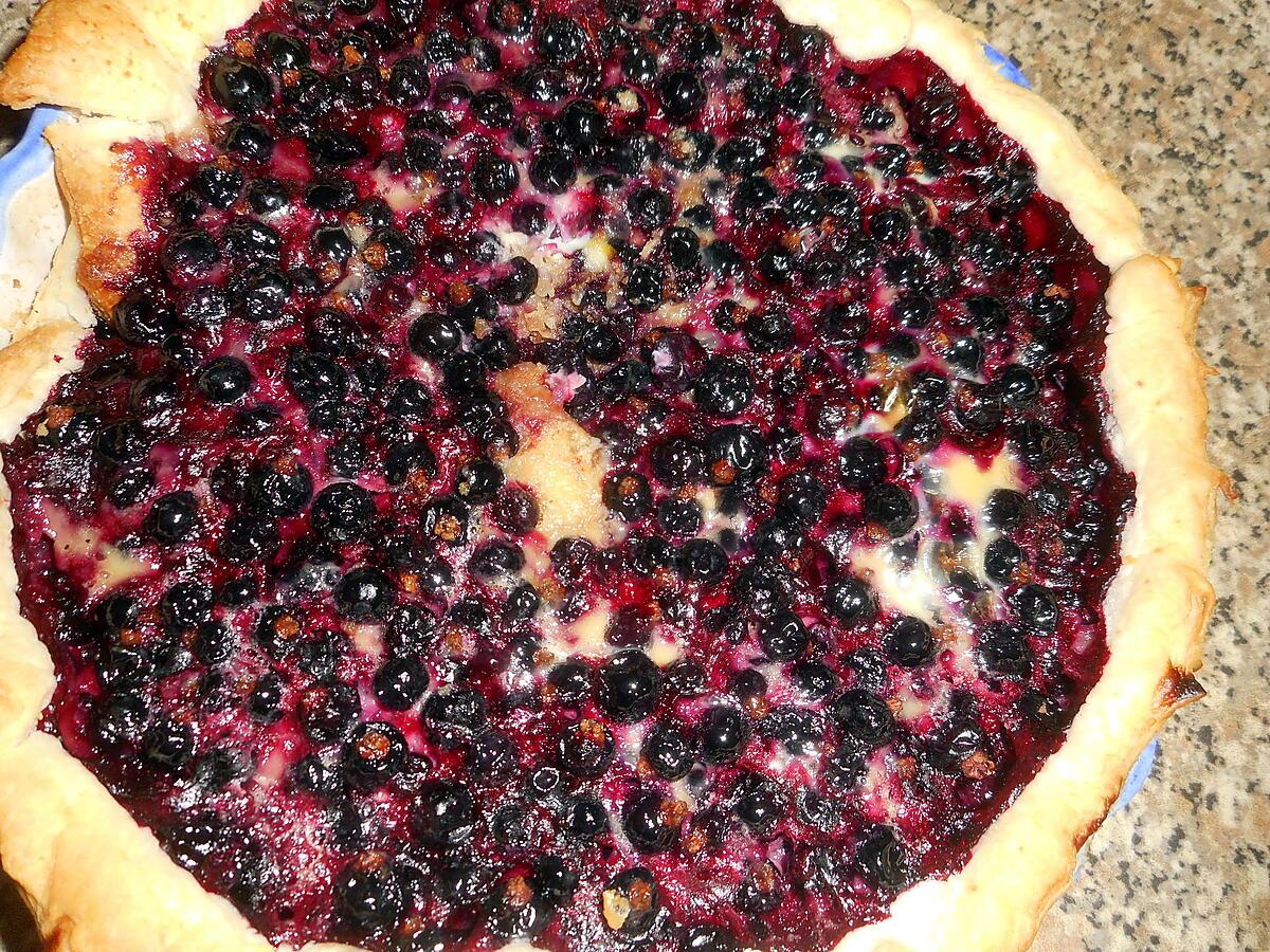 recette Tarte aux cassis