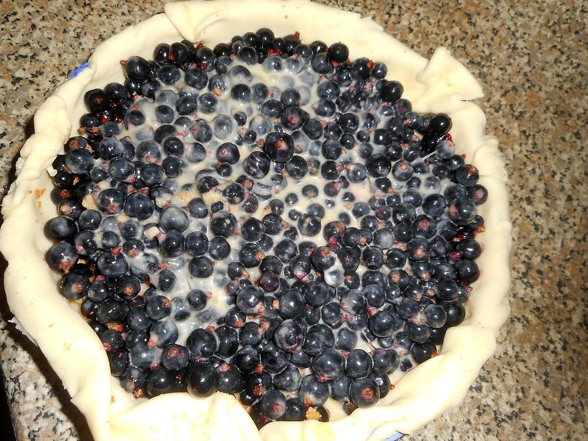 recette Tarte aux cassis