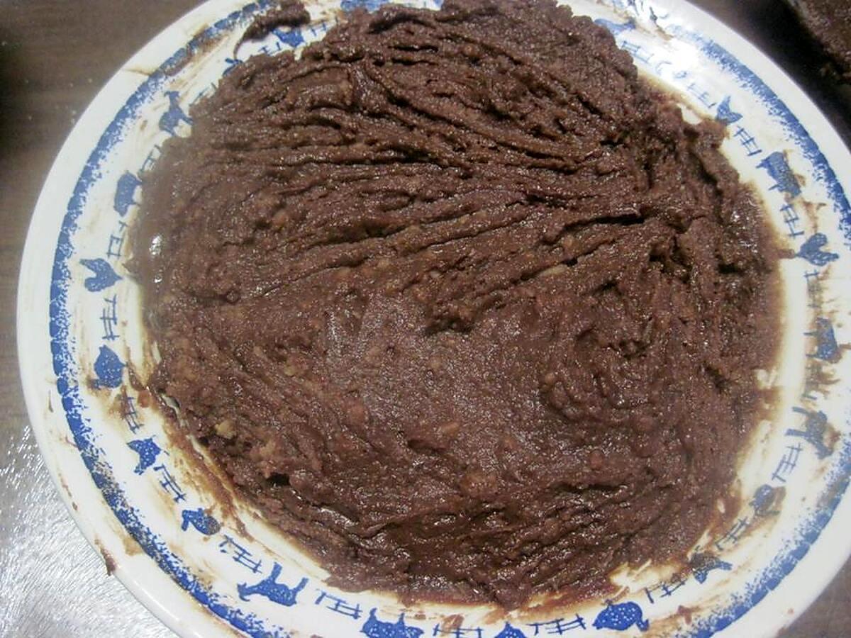 recette Purée de marron au chocolat et de noix.