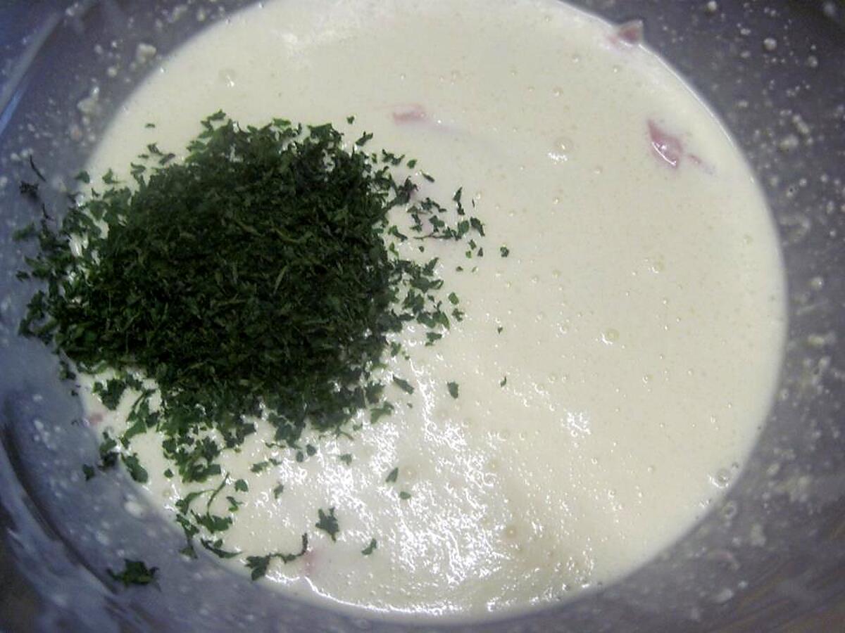 recette Soufflet de jambon,endives. et parmesan.