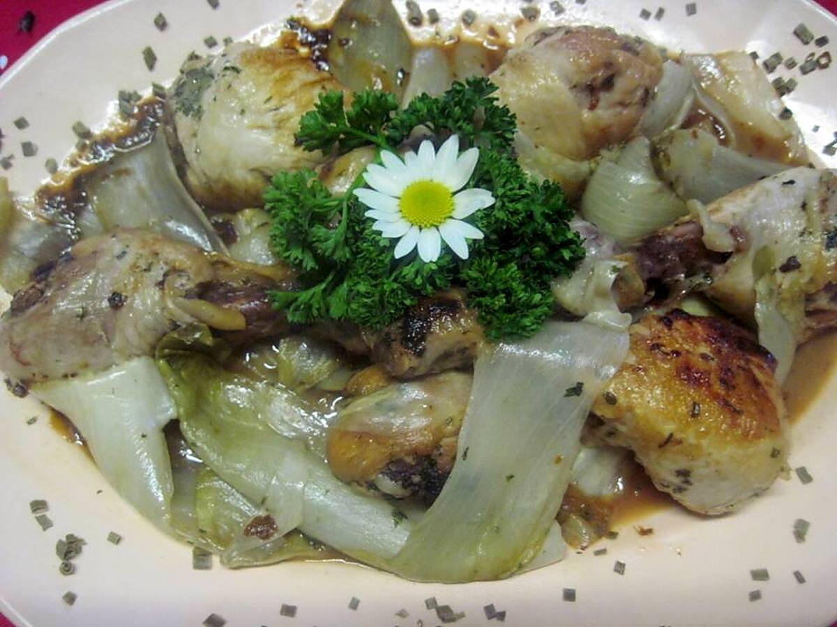 recette Pillons de poulet aux endives.