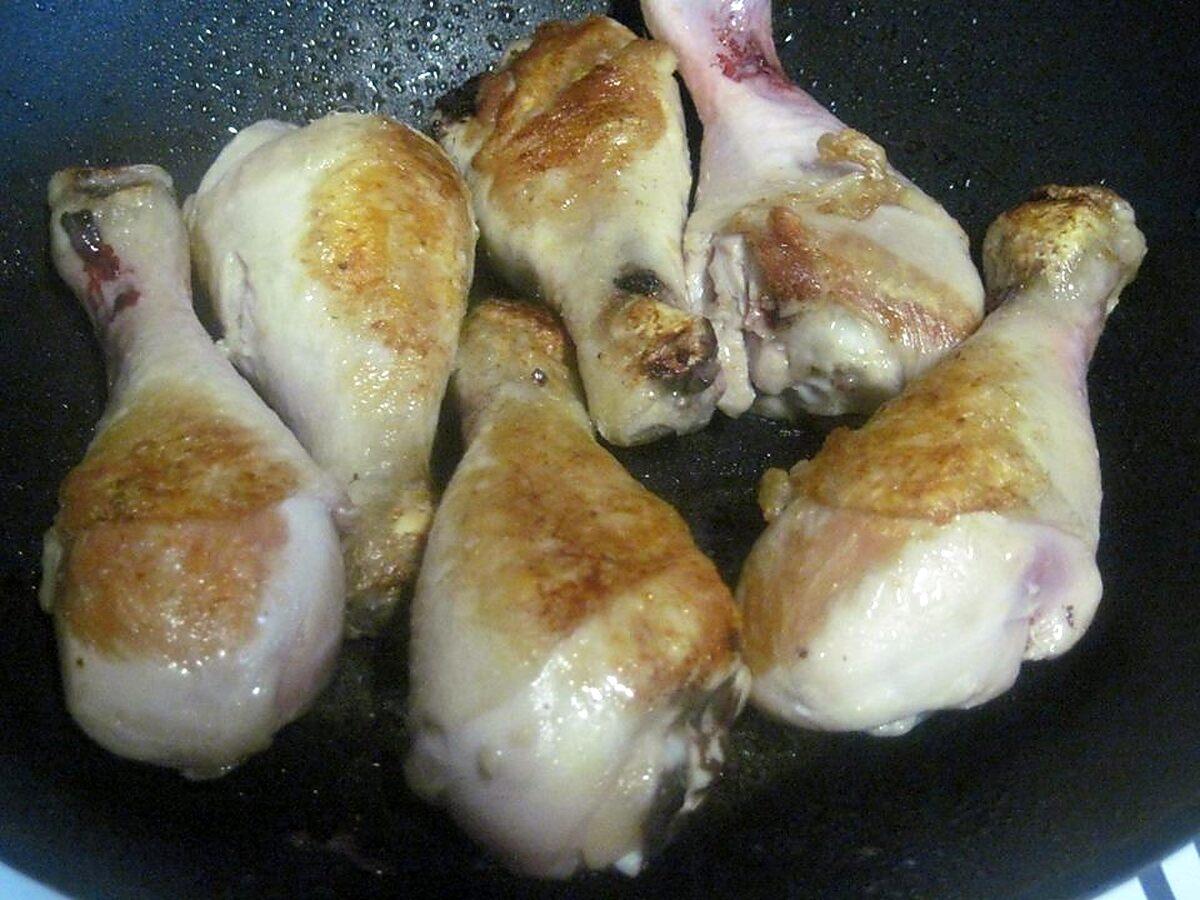 recette Pillons de poulet aux endives.