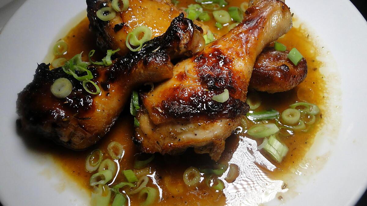 recette Poulet mariné et rôti à la catalane