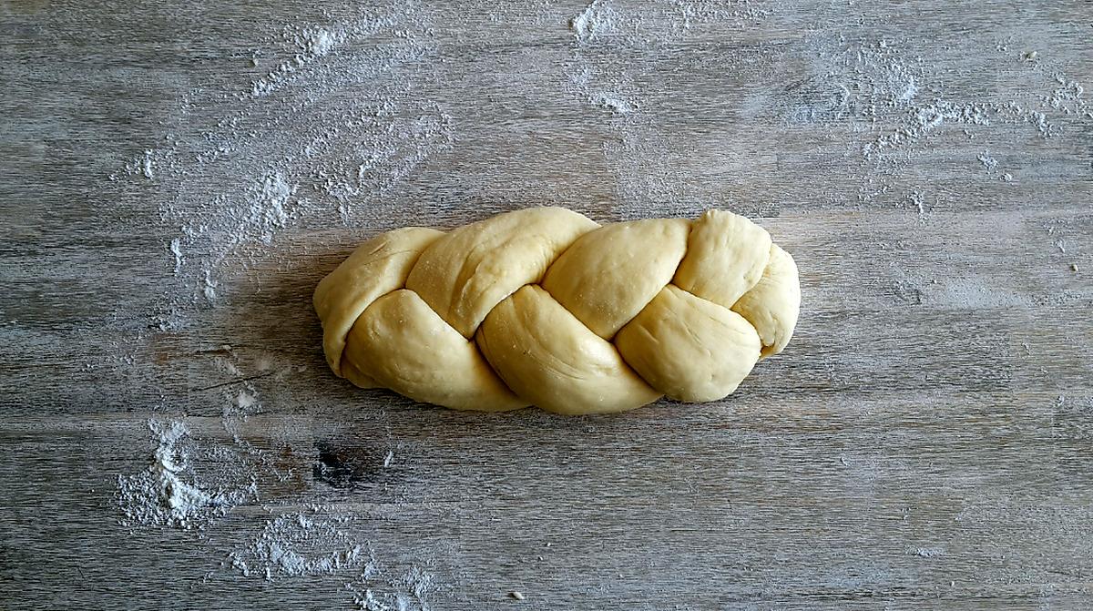 recette Brioche tressée au sucre