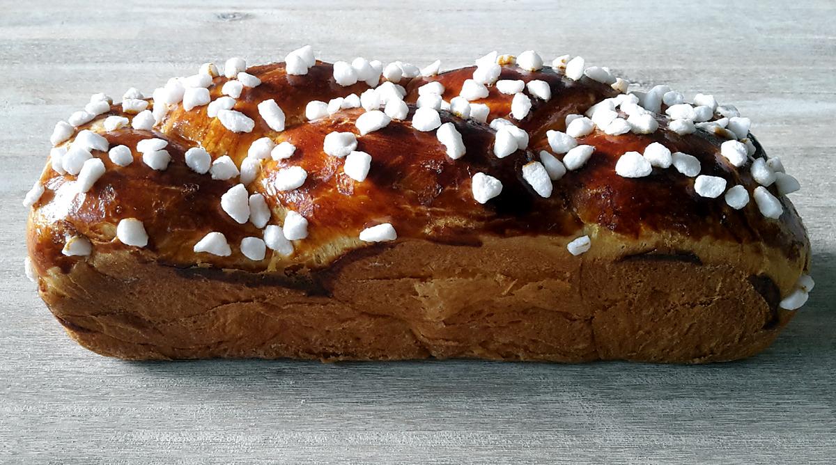 recette Brioche tressée au sucre