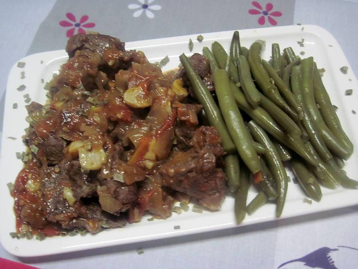 recette Bourguignon en sauce sans alcool.