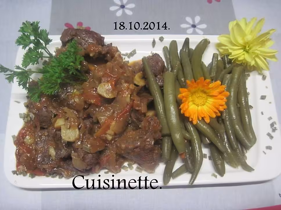 recette Bourguignon en sauce sans alcool.