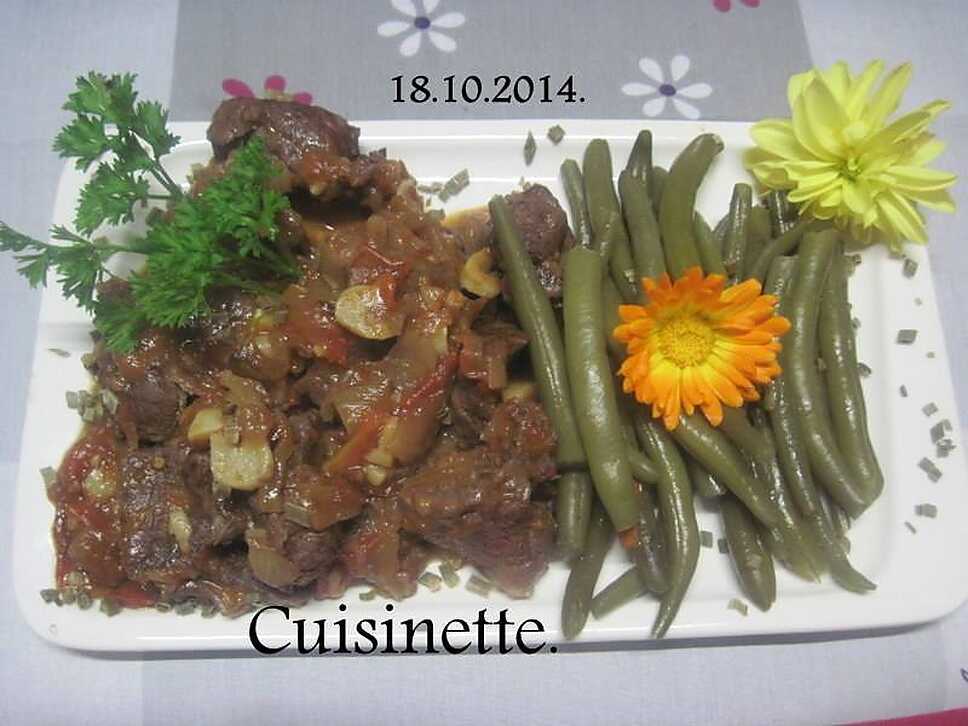 recette Bourguignon en sauce sans alcool.