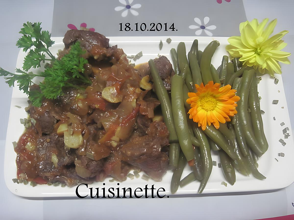 recette Bourguignon en sauce sans alcool.