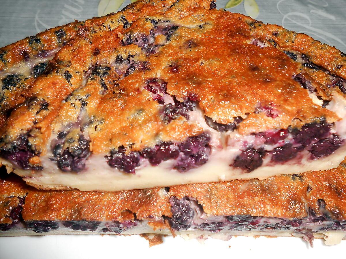 recette CLAFOUTIS AUX MURES SAUVAGES