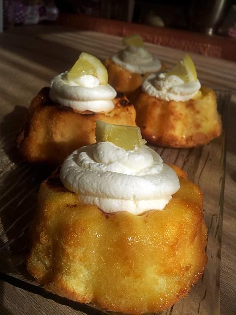 recette Baba au citron et chantilly au mascarpone