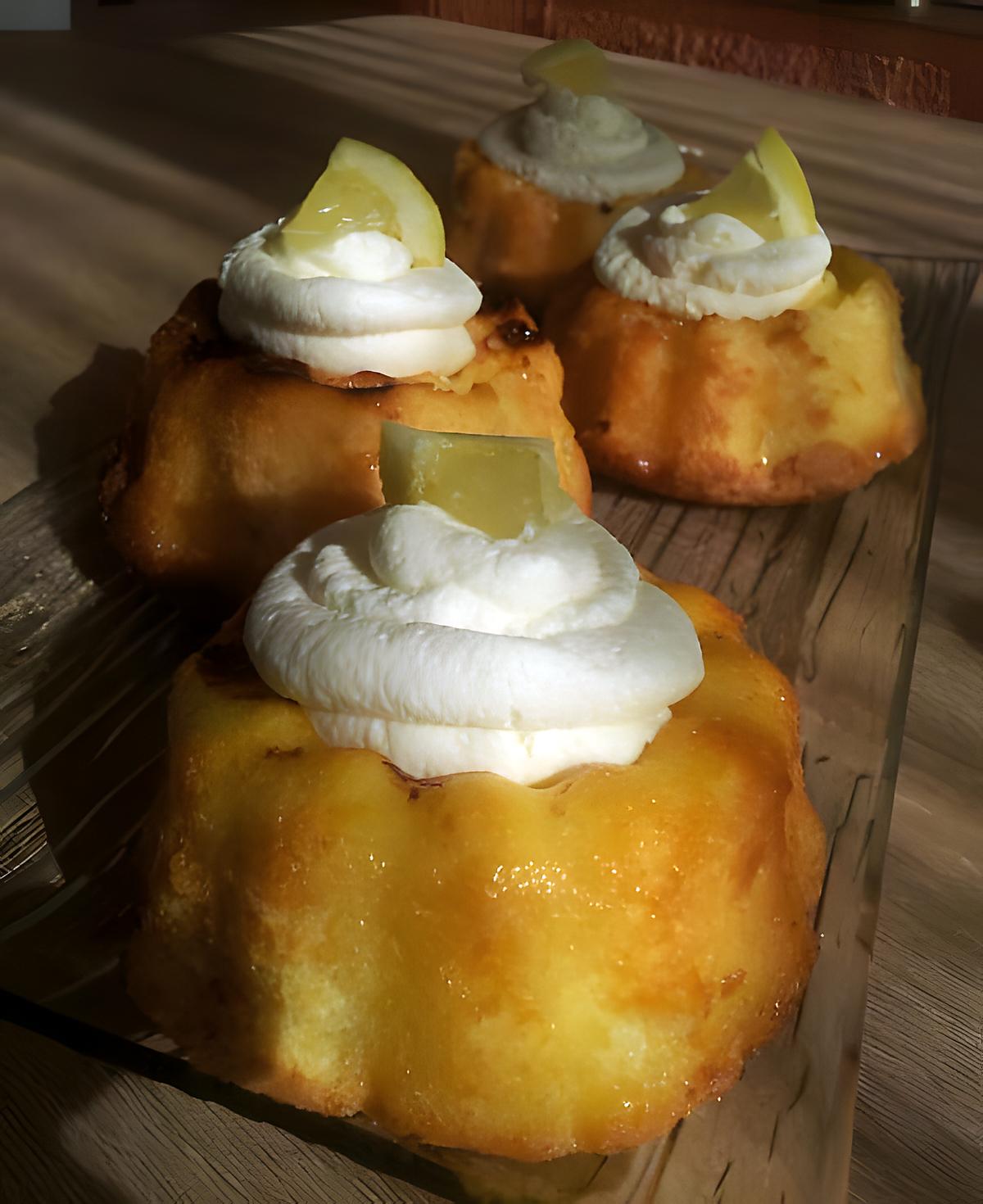 recette Baba au citron et chantilly au mascarpone