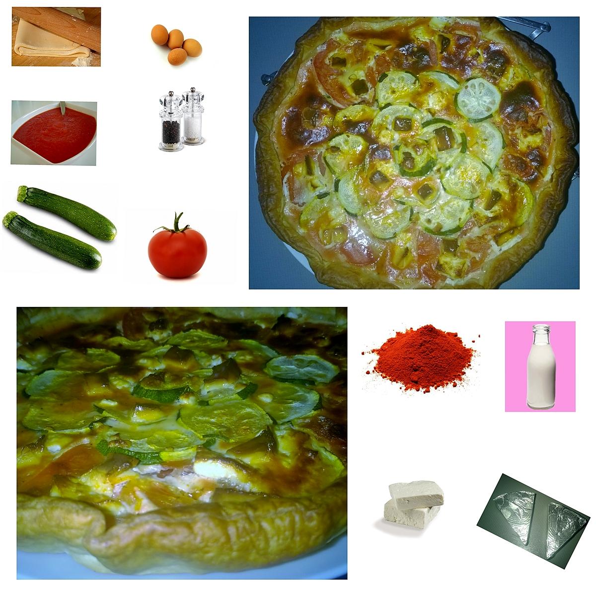 recette Quiche Cougettes Tomates