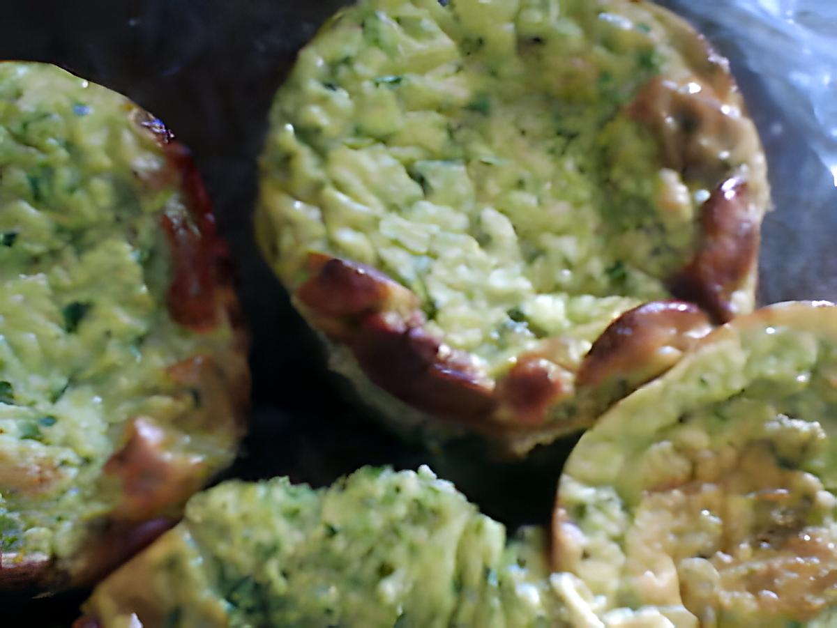 recette Flans de courgettes