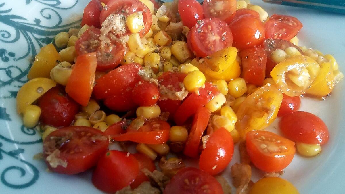 recette Salade de tomate bicolore du Jardin