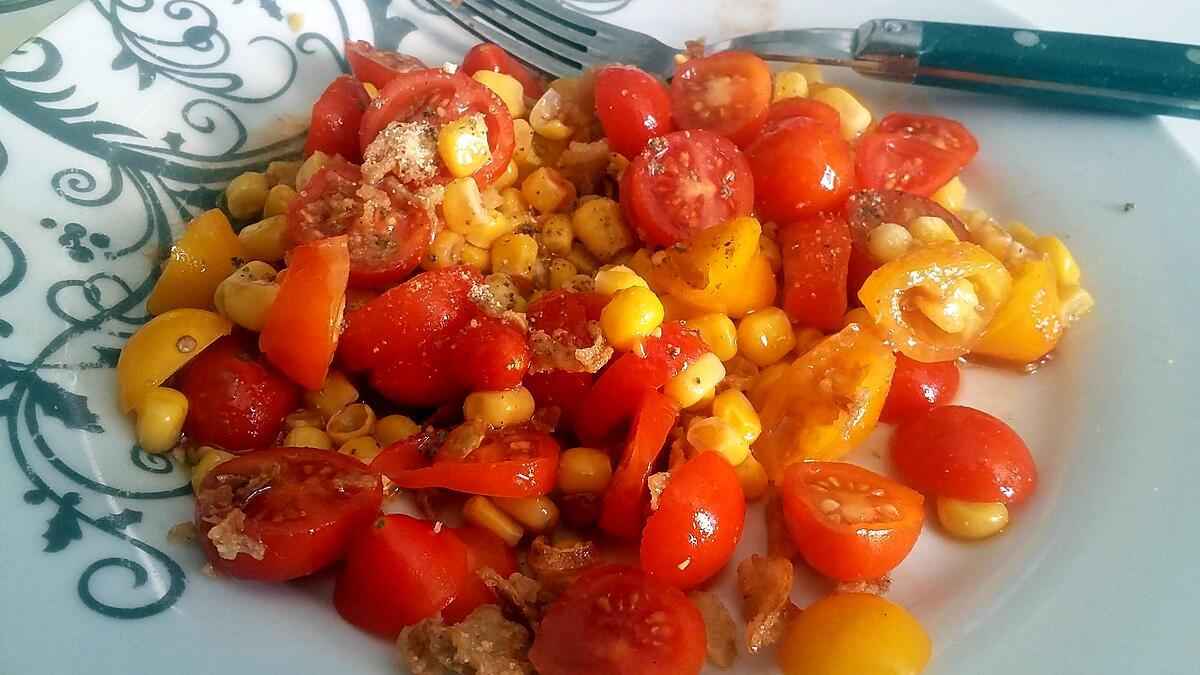 recette Salade de tomate bicolore du Jardin