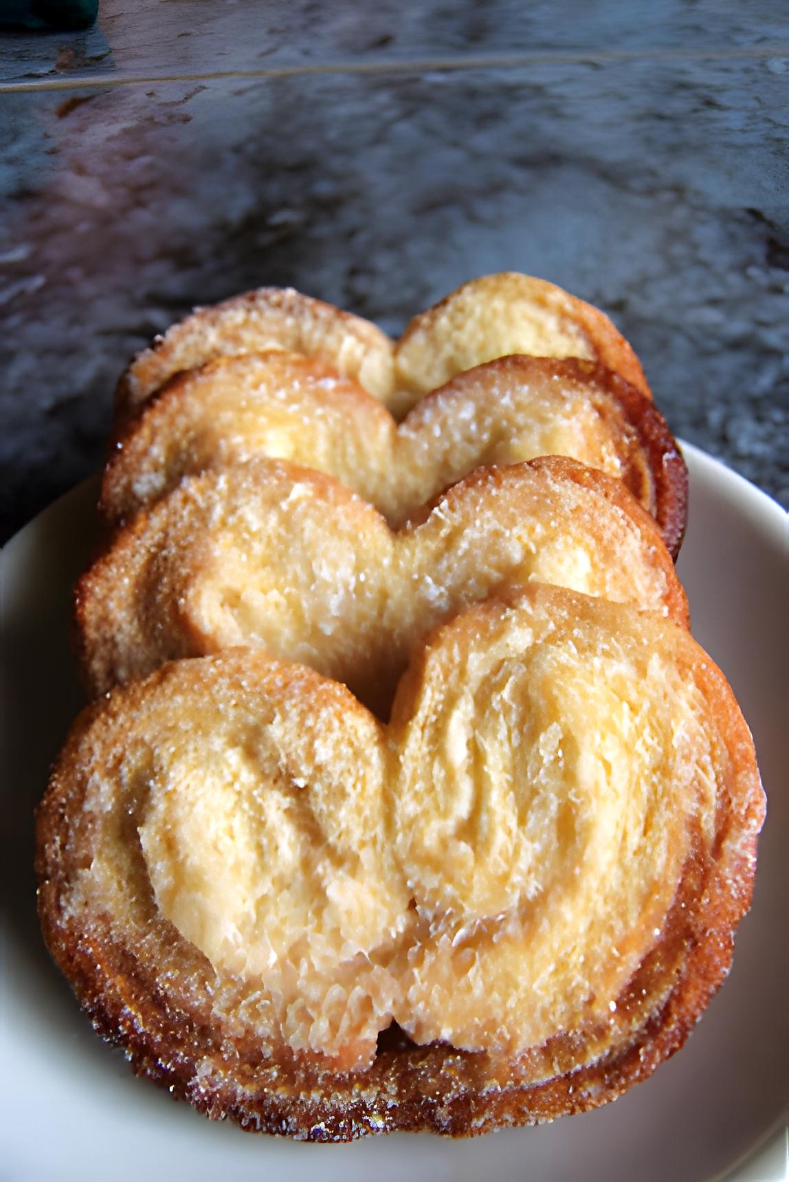 recette Palmiers sucrés