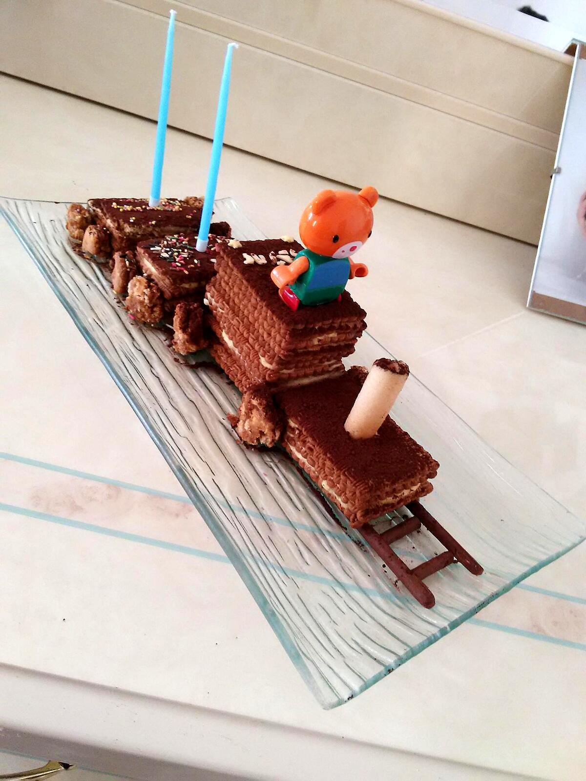 recette Gâteau d'anniversaire *Train*